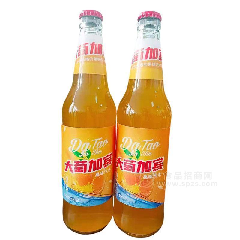 大萄加宾果味汽水橙子口味490mL