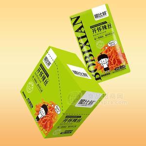 啵比鲜开怀辣丝麻辣小零食辣条调味面制品1x20包