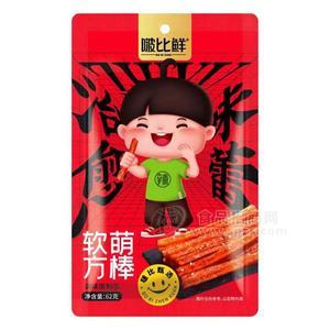 啵比鮮辣條軟萌方棒調(diào)味面制品62g