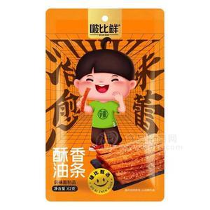 啵比鮮酥香油條辣條調(diào)味面制品62g