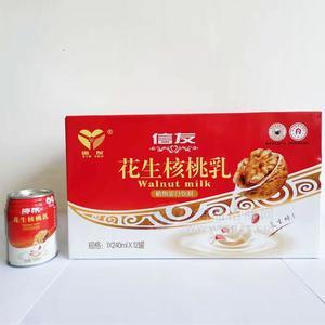 信友花生核桃乳植物蛋白飲料240mLx12罐