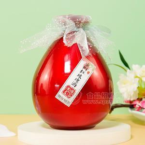 諾谷酒莊重瓣紅玫瑰酒花果酒8%vol500ml