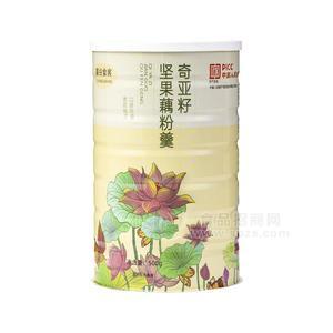 晨谷食客奇亞籽堅(jiān)果藕粉羹早餐代餐沖調(diào)飲品500g