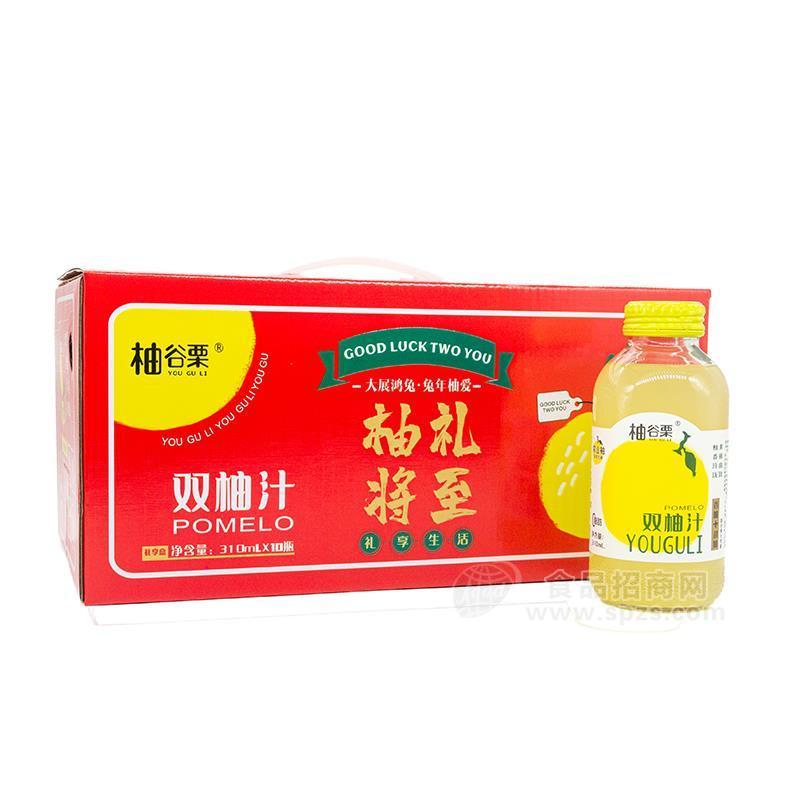 柚谷栗雙柚汁禮盒裝果汁飲料310mLx10瓶