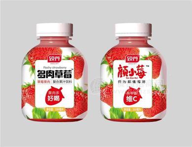 致养多肉草莓复合果汁饮料