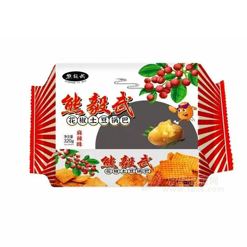 熊毅武麻辣味花椒土豆锅巴袋装招商320g