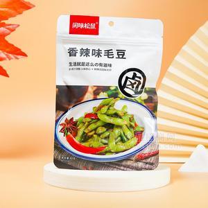 閑味松鼠香辣味毛豆休閑食品80g