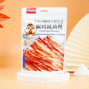 閑味松鼠碳烤魷魚絲休閑食品60g