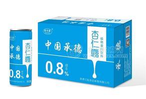 鑫润露0.8蛋白杏仁露240ml罐装植物蛋白饮料