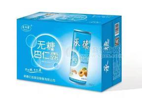 鑫润露无糖杏仁露240ml罐装植物蛋白饮料