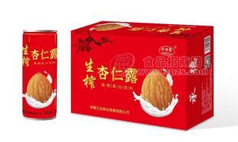 兴顺露鲜榨杏仁露240ml罐装植物蛋白饮料