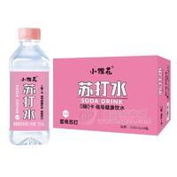 小貍花蘇打水蜜桃無汽無糖蘇打水飲料350mL