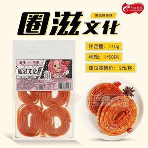 齐治亮亮辣条零食爆椒麻辣味休闲食品110g