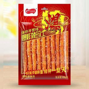 齊治亮亮辣條開胃棒**辣瑪士調(diào)味面制品108g