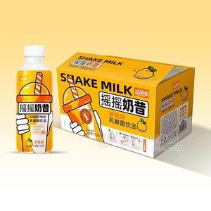 益和源黃桃味搖搖奶昔乳酸菌飲品520gx15瓶