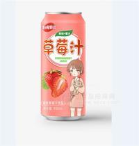 美纯果滋果粒草莓汁饮品490ml
