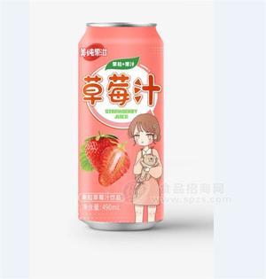 美純果滋果粒草莓汁飲品490ml