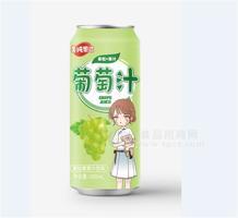 美纯果滋果粒葡萄汁饮料490ml