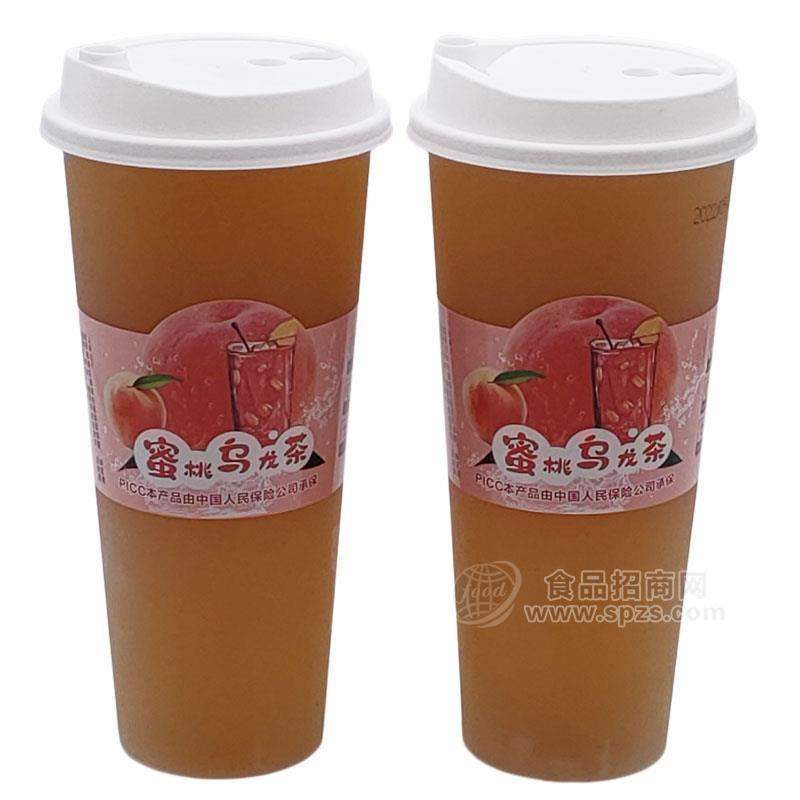 有情郎蜜桃乌龙茶杯装饮料630ml