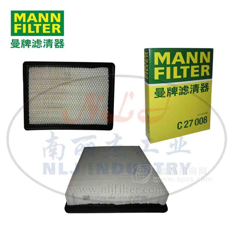 C27008空氣濾清器、空氣濾芯、曼牌MANN-FILTER曼牌濾清器空濾