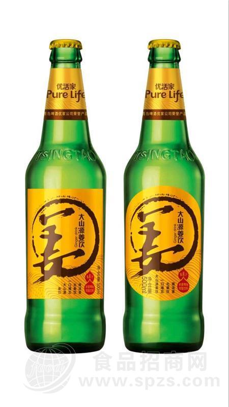 青啤优活家+青啤工厂+姜味汽水+500ml