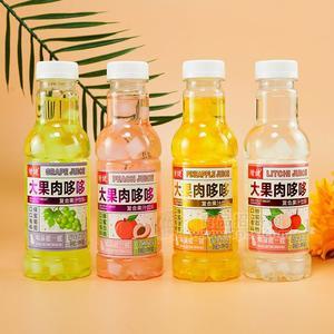 增健大果肉哆哆果肉果汁果粒果汁大果粒400ml