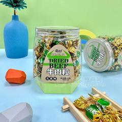 萌孩子五香味牛肉粒瓶装休闲零食招商68g