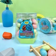 萌孩子恐龙蛋形泡泡糖瓶装招商165g