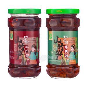 巧手翁劲爆五香劲爆山竹笋牛肉酱调味酱270g