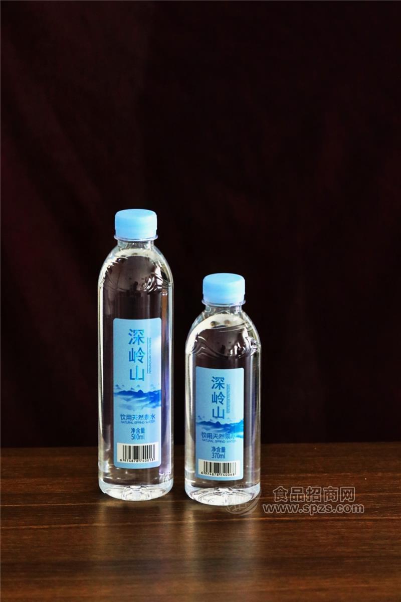 深岭山天然泉水550ml*24，370ml*24