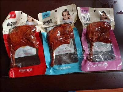 眾鑫發(fā)麻辣鴨腿100g休閑肉制品零食獨立包裝