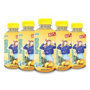 益城菠蘿果汁菠蘿粒風(fēng)味飲料380ml（1元樂(lè)享再來(lái)一瓶，高中獎(jiǎng)率）