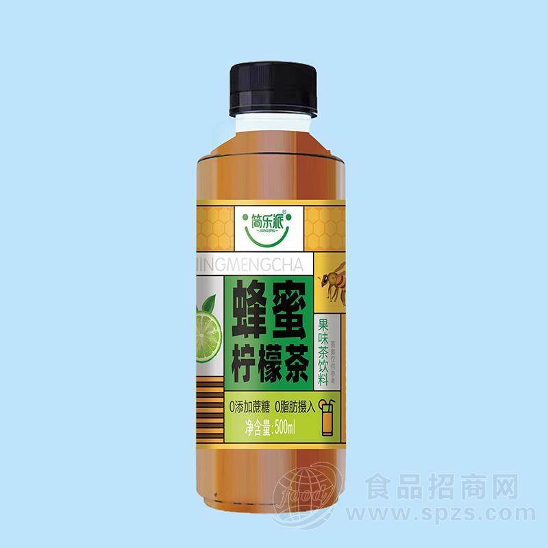 简乐派蜂蜜柠檬茶果味茶饮料招商代理500ml