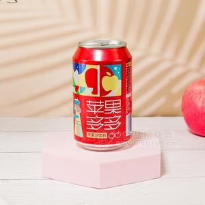 蘋(píng)果多多蘋(píng)果汁飲料易拉罐裝飲料310ml