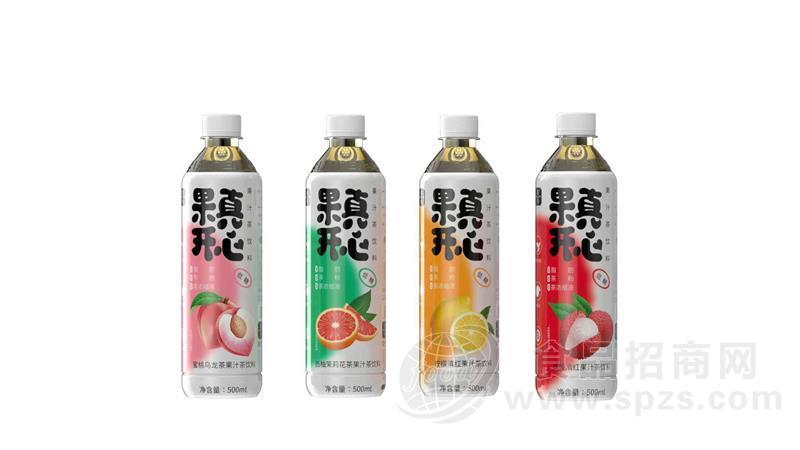 果真开心低糖果汁茶饮料500ml
