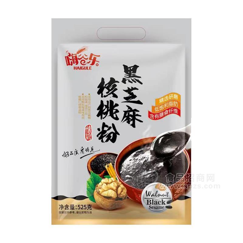 嗨谷乐黑芝麻核桃粉冲调食品525g