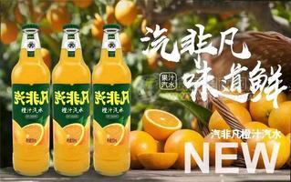 汽非凡橙汁汽水玻璃瓶500ml