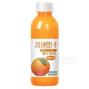 甜美風(fēng)甜橙汁果汁飲料360ml