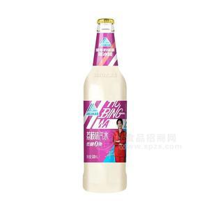 湖冰娃荔枝味果汁汽水520ml