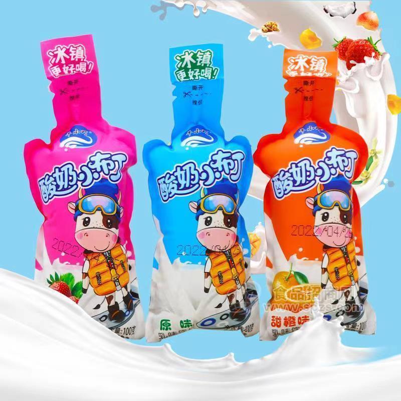 牛小叮原味酸奶小布丁乳味饮品招商100g