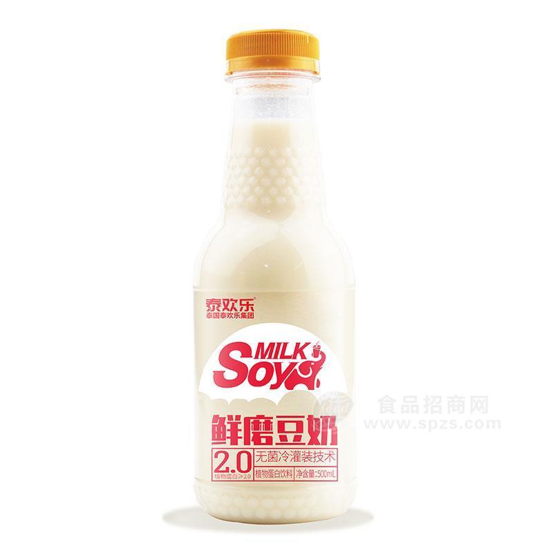 泰欢乐鲜磨豆奶植物蛋白饮料500ml