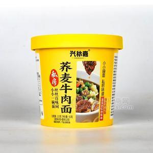 兴秾嘉私房荞麦牛肉面方便食品方便面115g