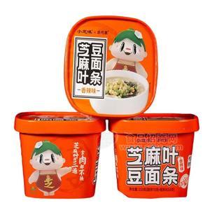 小芝味香辣味芝麻叶豆面条方便食品153g