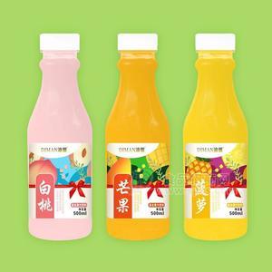 迪缦复合果汁饮料（白桃味菠萝味芒果味）500ml