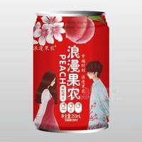 浪漫果農果粒果汁飲料易拉罐裝250ml