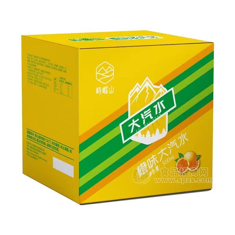 ·峙嵋山橙味大汽水风味饮料500ml 