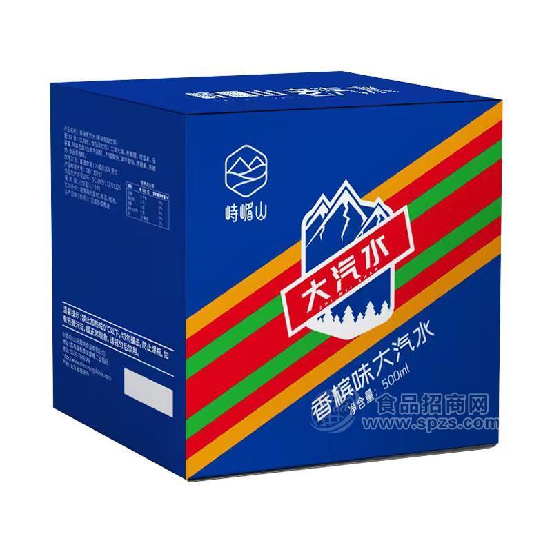 ·峙嵋山香槟味大汽水风味饮料500ml 