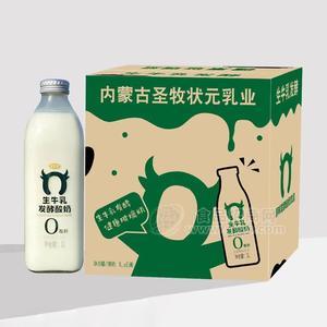 董昔昔生牛乳發(fā)酵酸奶飲品乳飲料1Lx6瓶