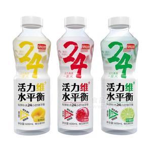 轻运动维生素饮料柠檬味蜜桃味红提味600ml