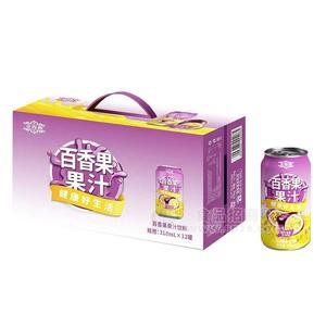 金海燕果汁飲料百香果味310mlX12瓶